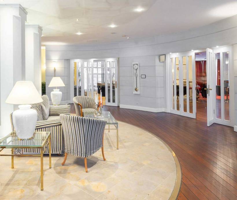 Entrance area of the wellness area in the Grand Hotel Binz - perfect for a wellness vacation on Rügen.